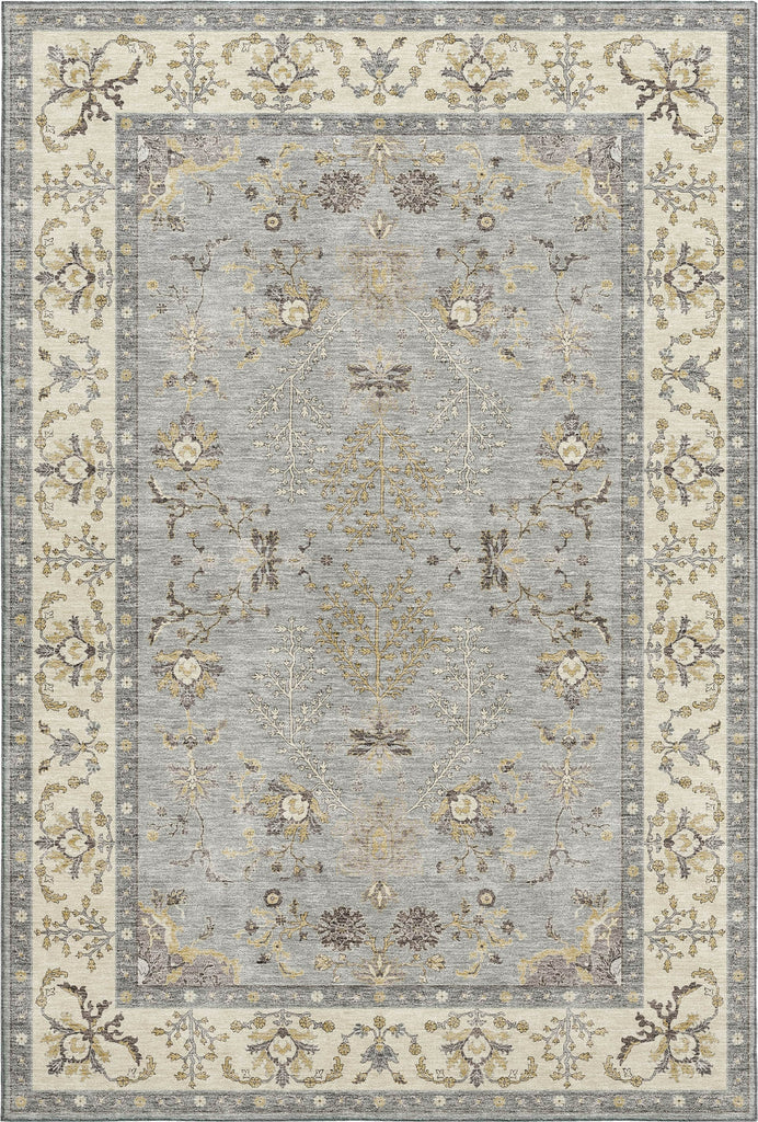 Dalyn Hatay HY9 Gray Machine Washable Area Rug