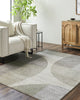 LIVABLISS Hyde Park HYP-2301 Light Brown Area Rug Room Scene Feature