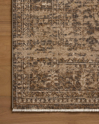 Loloi II Haywood HYD-01 Granite/Natural Area Rug Corner Image
