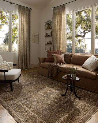 Loloi II Haywood HYD-02 Pebble/Charcoal Area Rug Lifestyle Image Feature