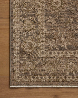 Loloi II Haywood HYD-02 Pebble/Charcoal Area Rug Corner Image