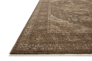 Loloi II Haywood HYD-03 Charcoal/Mocha Area Rug Corner Image