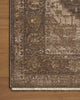 Loloi II Haywood HYD-03 Charcoal/Mocha Area Rug Corner Image