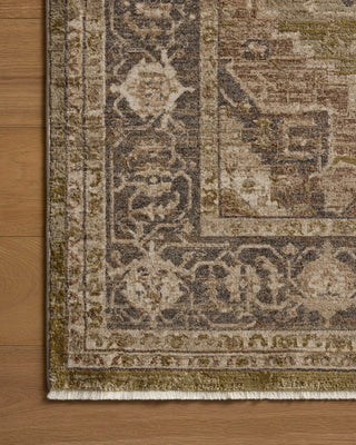 Loloi II Haywood HYD-03 Moss/Charcoal Area Rug Corner Image