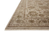 Loloi II Haywood HYD-04 Ivory/Taupe Area Rug Corner Image