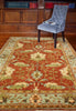 Bashian Vintage I123-HSA109 Rust Area Rug