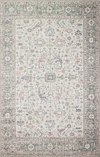Bashian Impressions Geometric I166-NH201 Ivory Green Area Rug main image