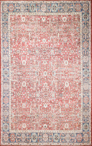 Bashian Impressions Geometric I166-NH210 Red Area Rug main image