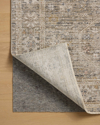 Ida IDA-01 Taupe/Multi Area Rug by Chris Loves Julia X Loloi Backing Image