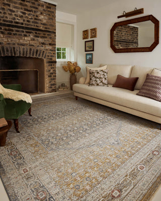 Ida IDA-02 Stone/Gold Area Rug by Chris Loves Julia X Loloi Lifestyle Image Feature