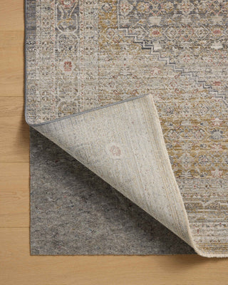 Ida IDA-02 Stone/Gold Area Rug by Chris Loves Julia X Loloi Backing Image