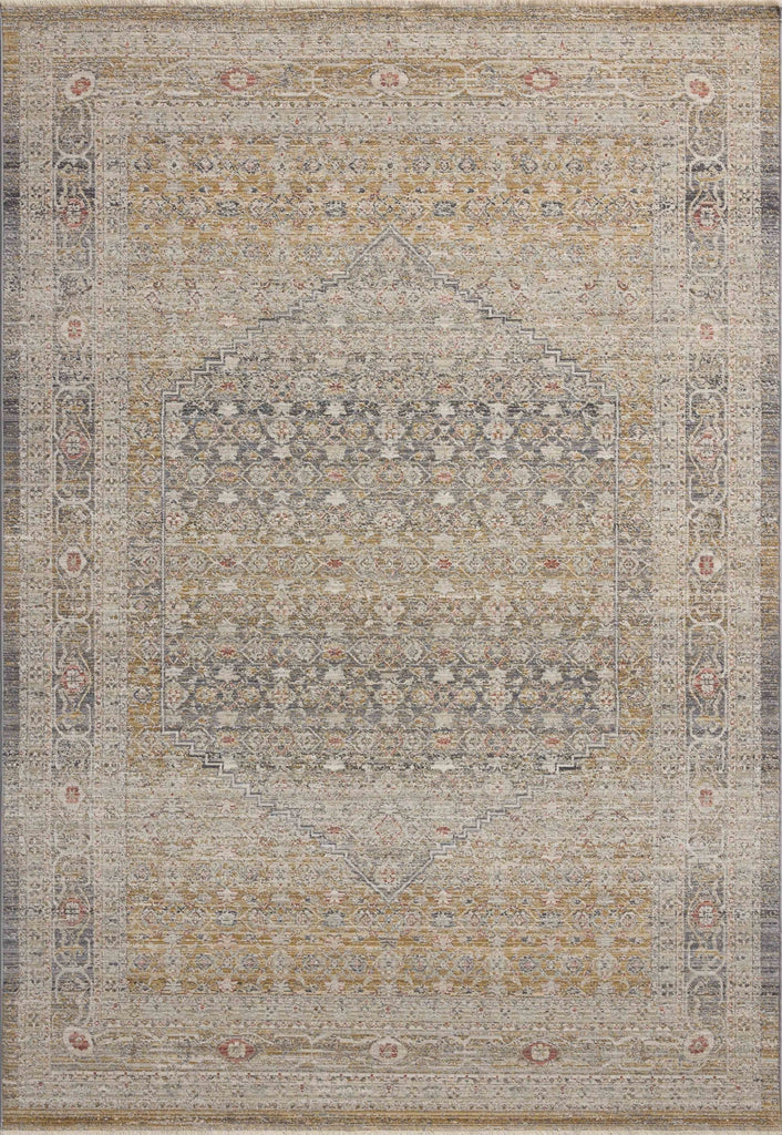 Ida IDA-02 Stone/Gold Area Rug by Chris Loves Julia X Loloi main image