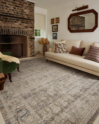 Ida IDA-06 Slate/Natural Area Rug by Chris Loves Julia X Loloi Lifestyle Image Feature