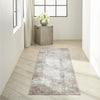 CK022 Infinity IFN01 Rust Multicolor Area Rug by Calvin Klein Corner Image