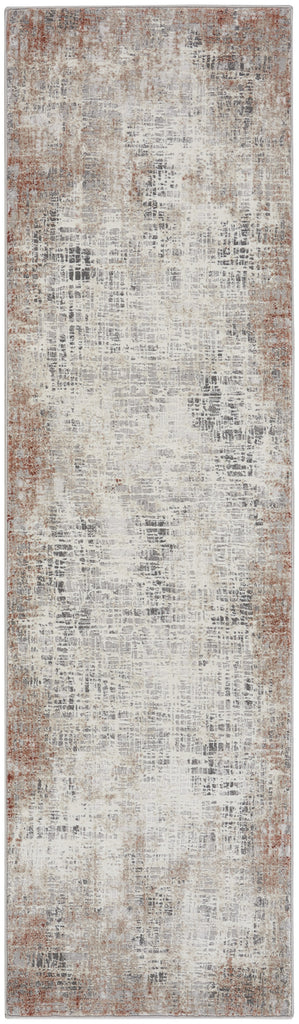 CK022 Infinity IFN01 Rust Multicolor Area Rug by Calvin Klein main image