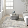 CK022 Infinity IFN06 Ivory Grey Blue Area Rug by Calvin Klein Room Image Feature