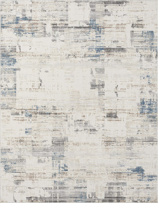 CK022 Infinity IFN06 Ivory Grey Blue Area Rug by Calvin Klein Main Image