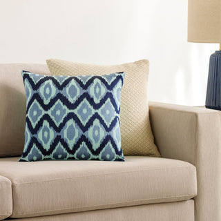 Surya Ikat Luxe IKL-001 Pale Blue Style Shot