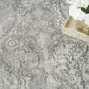 Nourison Iliana ILI01 Light Grey Area Rug by Inspire Me! Home D�cor Corner Image