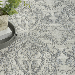 Nourison Iliana ILI01 Light Grey Area Rug by Inspire Me! Home D�cor Corner Image