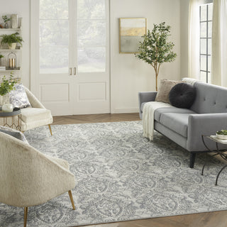 Nourison Iliana ILI01 Light Grey Area Rug by Inspire Me! Home D�cor Corner Image