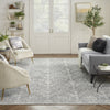 Nourison Iliana ILI01 Light Grey Area Rug by Inspire Me! Home D�cor Room Image Feature
