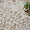 Nourison Iliana ILI02 Ivory Grey with Gold Accents Area Rug by Inspire Me! Home D�cor Corner Image
