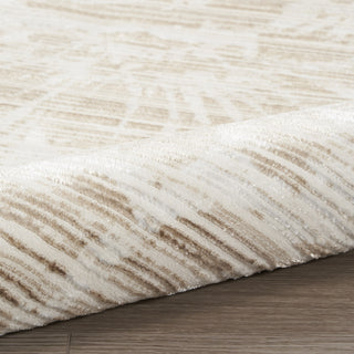 Nourison Iliana ILI02 Ivory Grey with Gold Accents Area Rug by Inspire Me! Home D�cor Corner Image