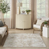 Nourison Iliana ILI02 Ivory Grey with Gold Accents Area Rug by Inspire Me! Home D�cor Room Image Feature