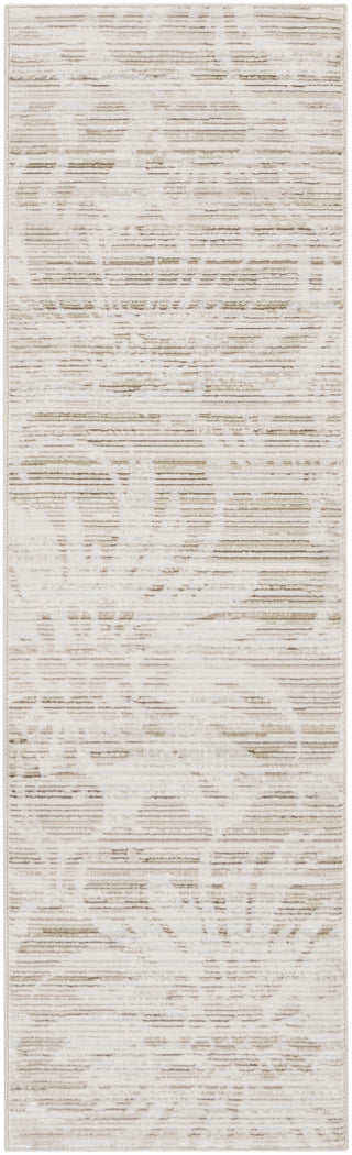 Nourison Iliana ILI02 Ivory Grey with Gold Accents Area Rug by Inspire Me! Home D�cor Main Image