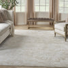 Nourison Iliana ILI02 Ivory Grey with Gold Accents Area Rug by Inspire Me! Home D�cor Corner Image