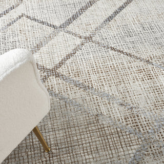Nourison Sparkle ILI03 Grey Mocha Area Rug Texture Image