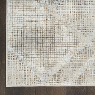 Nourison Sparkle ILI03 Grey Area Rug Corner Image