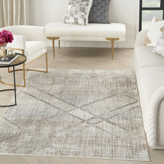 Nourison Sparkle ILI03 Grey Area Rug Room Image Feature