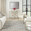 Nourison Sparkle ILI03 Grey Area Rug Room Image Feature