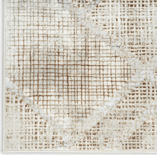 Nourison Sparkle ILI03 Grey Mocha Area Rug Corner Image
