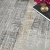 Nourison Sparkle ILI04 Grey Area Rug Texture Image