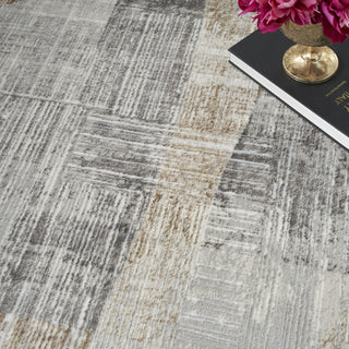 Nourison Sparkle ILI04 Grey Area Rug Texture Image