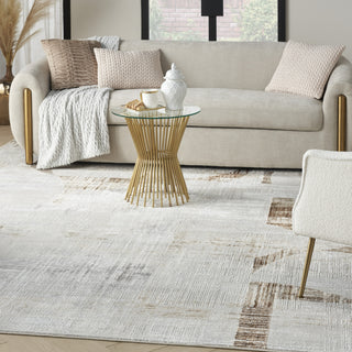 Nourison Sparkle ILI04 Grey Area Rug Room Image Feature
