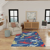 Nourison Imagination IMA06 Navy Multicolor Area Rug Swatch Image