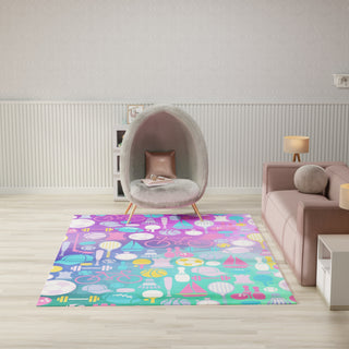 Nourison Imagination IMA07 Purple Area Rug Swatch Image