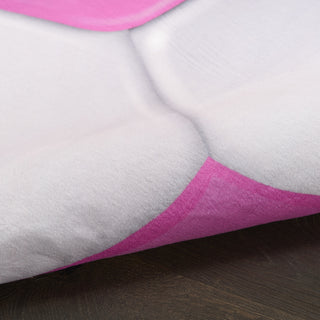 Nourison Imagination IMA08 Pink Area Rug Detail Image