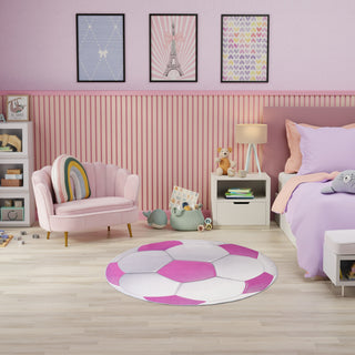 Nourison Imagination IMA08 Pink Area Rug Room Scene 2