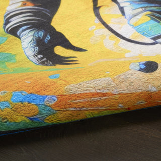 Nourison Imagination IMA09 Multicolor Area Rug Detail Image