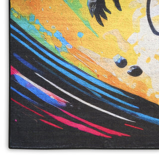 Nourison Imagination IMA09 Multicolor Area Rug Corner Image