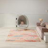 Nourison Imagination IMA12 Pink Multicolor Machine Washable Area Rug Swatch Image