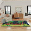 Nourison Imagination IMA13 Navy Multicolor Area Rug Swatch Image