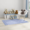 Nourison Imagination IMA15 Blue Machine Washable Area Rug Corner Image