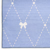 Nourison Imagination IMA15 Blue Machine Washable Area Rug Corner Image