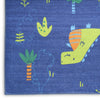 Nourison Imagination IMA16 Navy Multicolor Area Rug Corner Image